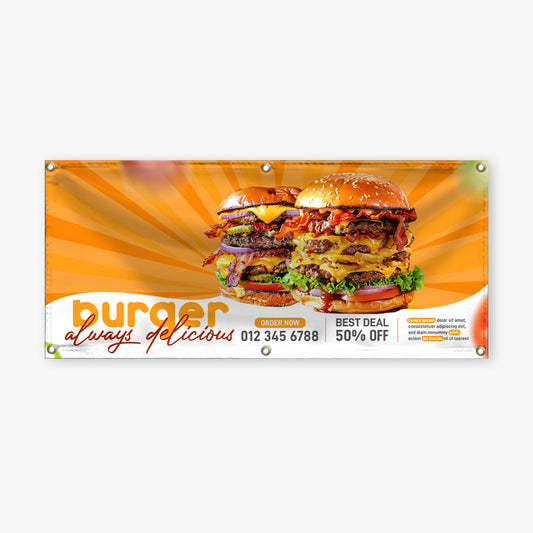 13oz Double Sided Matt Banner